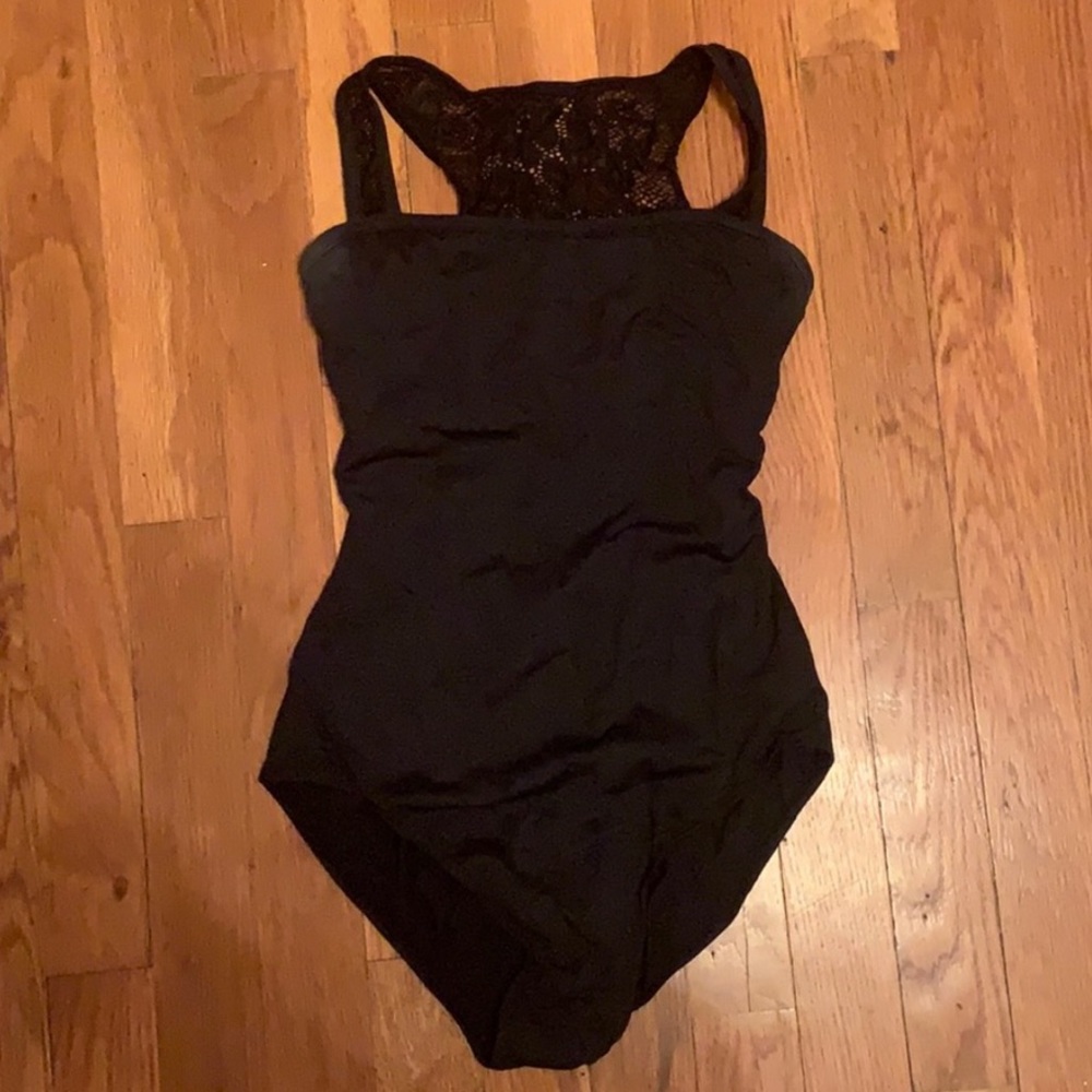 Black Leotard with Lace Back (Copy)